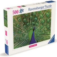 RAVENSBURGER Puzzle Majestátny páv 500 dielikov