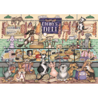 RAVENSBURGER Puzzle Digbyho údeniny a zvieracie veselie 1000 dielikov