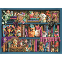 RAVENSBURGER Puzzle Roztomilí porcelánoví mopslíci 500 dielikov