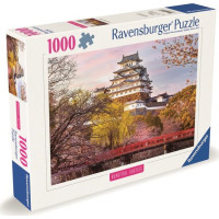 RAVENSBURGER Puzzle Impozantné hrady a zámky: Himedži, Japonsko 1000 dielikov