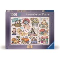 RAVENSBURGER Puzzle Mačacie kalendár 1000 dielikov