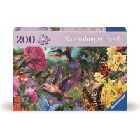 RAVENSBURGER Puzzle Svet kolibríkov a motýľov 200 dielikov