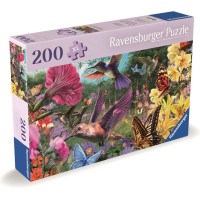 RAVENSBURGER Puzzle Svet kolibríkov a motýľov 200 dielikov