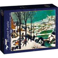 BLUEBIRD Puzzle Lovci v snehu (Zima) 1000 dielikov
