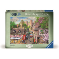 RAVENSBURGER Puzzle Malebná ulička k zámku 1000 dielikov