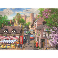 RAVENSBURGER Puzzle Malebná ulička k zámku 1000 dielikov