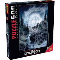 ANATOLIAN Puzzle Mesačný vlk 500 dielikov