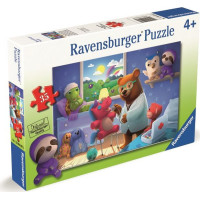 RAVENSBURGER Puzzle Plyšová pohotovostná služba 35 dielikov