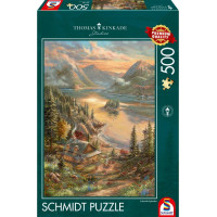 SCHMIDT Puzzle Pohľad na jazero 500 dielikov