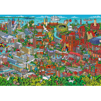 TREFL Puzzle Premium Plus Share the Moments: Trojmesto 1000 dielikov