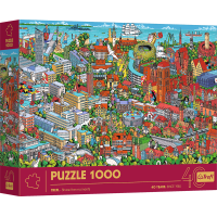 TREFL Puzzle Premium Plus Share the Moments: Trojmesto 1000 dielikov