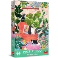 TREFL Puzzle Premium Plus Art of Colour: Sladký domov 1000 dielikov