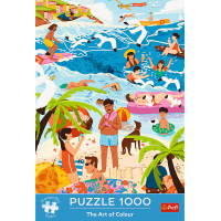 TREFL Puzzle Premium Plus Art of Colour: V horúcom lete 1000 dielikov