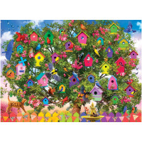 EUROGRAPHICS Puzzle Vtáčie búdky 1000 dielikov
