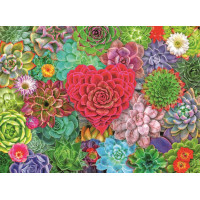 RAVENSBURGER Puzzle Sukulentný raj 500 dielikov