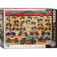 EUROGRAPHICS Puzzle Zostava Truckov Monster Jam 1000 dielikov