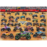 EUROGRAPHICS Puzzle Zostava Truckov Monster Jam 1000 dielikov