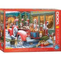EUROGRAPHICS Puzzle Šteňacie darčeky 1000 dielikov