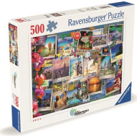 RAVENSBURGER Puzzle Cestovateľské poklady 500 dielikov