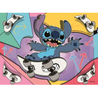 RAVENSBURGER Puzzle Disney: Stitch: Zábavné aktivity 4v1 (12,16,20,24 dielikov)