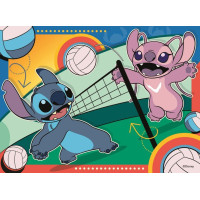 RAVENSBURGER Puzzle Disney: Stitch: Zábavné aktivity 4v1 (12,16,20,24 dielikov)
