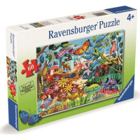RAVENSBURGER Puzzle Záhradné dobrodružstvo s chrobáčikmi 60 dielikov