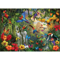 EUROGRAPHICS Puzzle Tropický vtáčí raj XL 500 dielikov