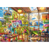 TREFL Puzzle Umenie maľovanie 2x500 dielikov