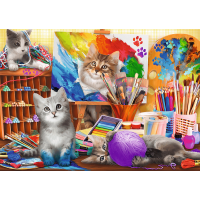 TREFL Puzzle Umenie maľovanie 2x500 dielikov