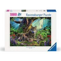 RAVENSBURGER Puzzle Vlci v lese 1000 dielikov