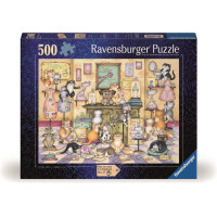 RAVENSBURGER Puzzle Hrátky rozvádzaných mačiek 500 dielikov