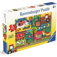 RAVENSBURGER Puzzle Deň na farme 60 dielikov
