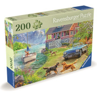 RAVENSBURGER Puzzle Leto pri jazere 200 dielikov
