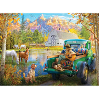 EUROGRAPHICS Puzzle Spievajúce jazero 1000 dielikov