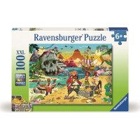 RAVENSBURGER Puzzle Dobrodružstvo pirátov XXL 100 dielikov