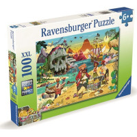 RAVENSBURGER Puzzle Dobrodružstvo pirátov XXL 100 dielikov