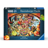 RAVENSBURGER Puzzle Halloweenské koledovanie 1000 dielikov