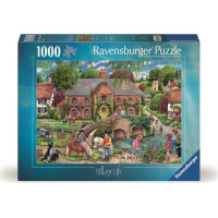 RAVENSBURGER Puzzle Život na dedine 1000 dielikov