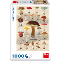 DINO Puzzle Huby koláž 1000 dielikov