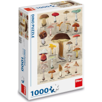 DINO Puzzle Huby koláž 1000 dielikov
