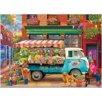 EUROGRAPHICS Puzzle Kvetinová dodávka 1000 dielikov