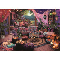 RAVENSBURGER Puzzle Moje útulné boho útočisko 1000 dielikov