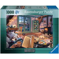RAVENSBURGER Puzzle Moje útočisko č.6: Útulná izba 1000 dielikov