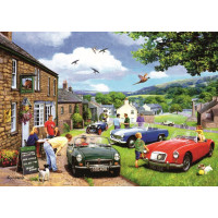 RAVENSBURGER Puzzle Odpočinkový deň v údolí 1000 dielikov