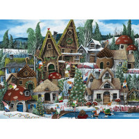 ALIPSON Puzzle Vianočný škriatok 1000 dielikov