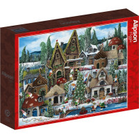 ALIPSON Puzzle Vianočný škriatok 1000 dielikov