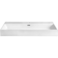 Sapho AQUATIC umývadlo, liaty mramor, 100x46cm, biela AT100
