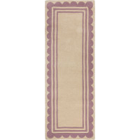 Ručne všívaný behúň Lois Scallop Purple