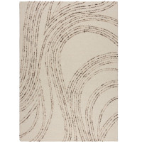 Kusový koberec Memphis Abstract Swirl Natural/Brown