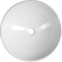 Aqualine Keramické umývadlo na dosku, Ø 40cm, biela 40155